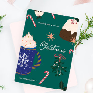 Sweet Desserts Illustrated Holiday Food Christmas