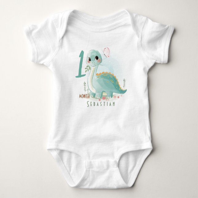 Sweet dino Baby Bodysuit (Front)