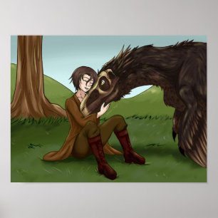 Sweet Dinosaur Poster