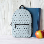 Sweet Doberman Dogs Pattern Personalised Printed Backpack<br><div class="desc">Personalise this fun dog breed design with a monogram, name, pet's name, or text of your choice to create the perfect one of a kind gift for dog owners and enthusiasts. Looking for a different colour? No problem! Simply click the "Customise" button and select the background colour of your choice....</div>