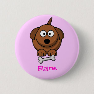 Sweet doggy 6 cm round badge