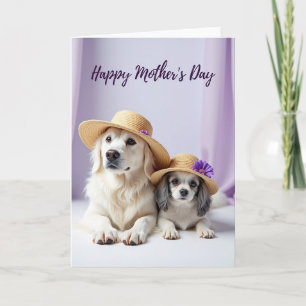 Sweet Dogs Mothers Day Card
