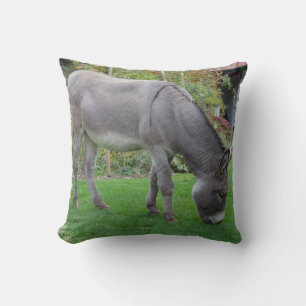 Sweet Donkey In The Garden Cushion