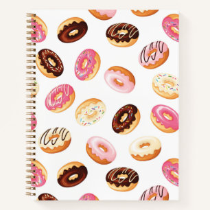 Sweet Donut Pattern Notebook