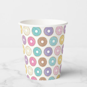 Sweet donuts paper cups