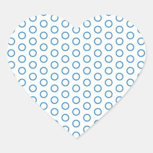 Sweet dots dotted small dots heart sticker