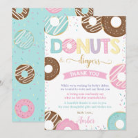 Sweet Doughnuts and Diapers Doughnuts Baby Shower