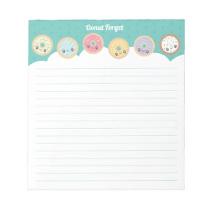 Sweet Doughnuts Notepad
