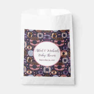Sweet Doughnuts Purple Girl Baby Shower Favour Bags