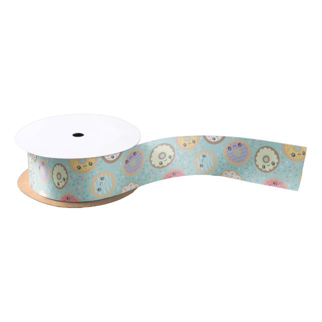 Sweet Doughnuts Satin Ribbon (Spool)