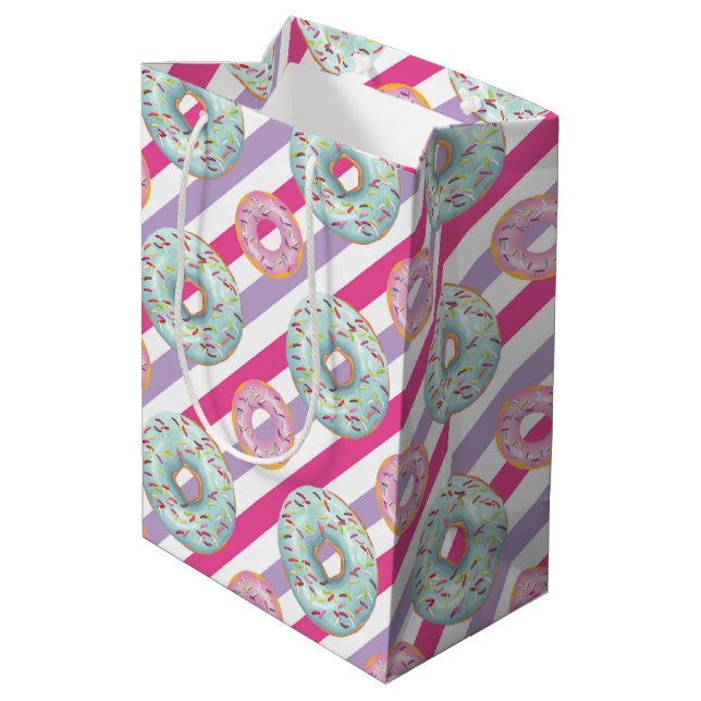 Sweet Doughnuts Series Design 1  Medium Gift Bag (Back Angled)