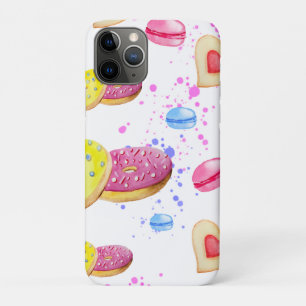 Sweet doughnuts with colourful glaze pattern Case-Mate iPhone case