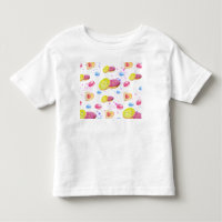 Sweet doughnuts with colourful glaze pattern