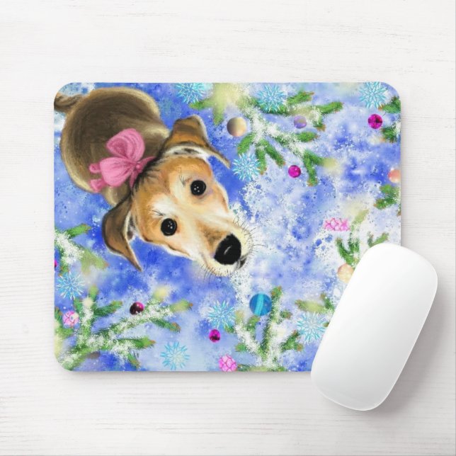 Sweet Dreaming Little Bear - Cute - Mouse Pad (With Mouse)