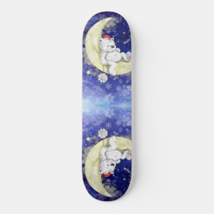 Sweet Dreaming Little Bear - Cute Skateboard