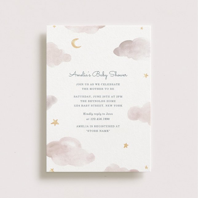 Sweet Dreams Baby Shower Invite (Creator Uploaded)