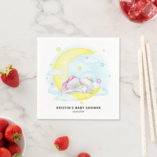 Sweet Dreams Baby Shower Napkin (Insitu)