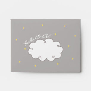 "Sweet Dreams" Baby Shower Thank You Envelope