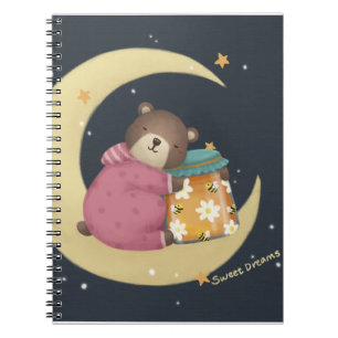 Sweet Dreams: Bear & Honey Illustration Notebook