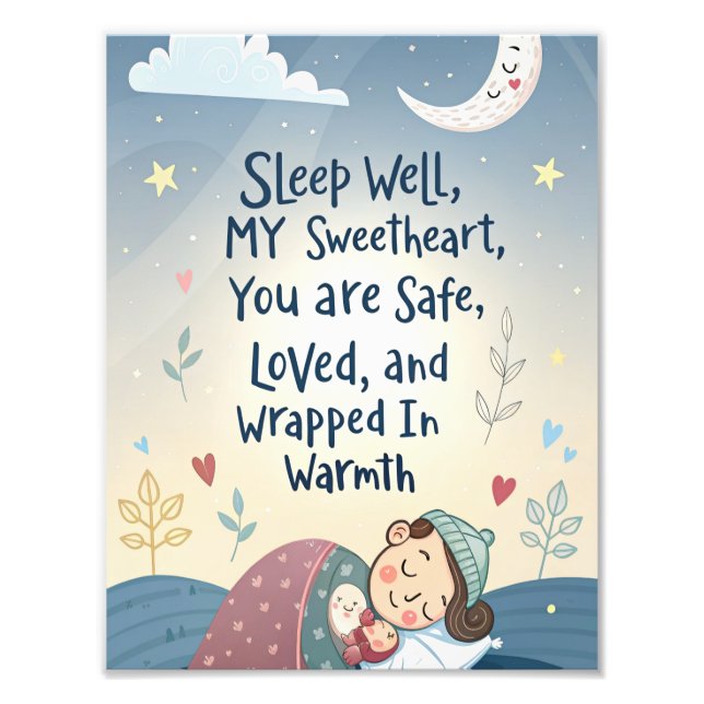 Sweet Dreams Cozy Kids Poster (Front)