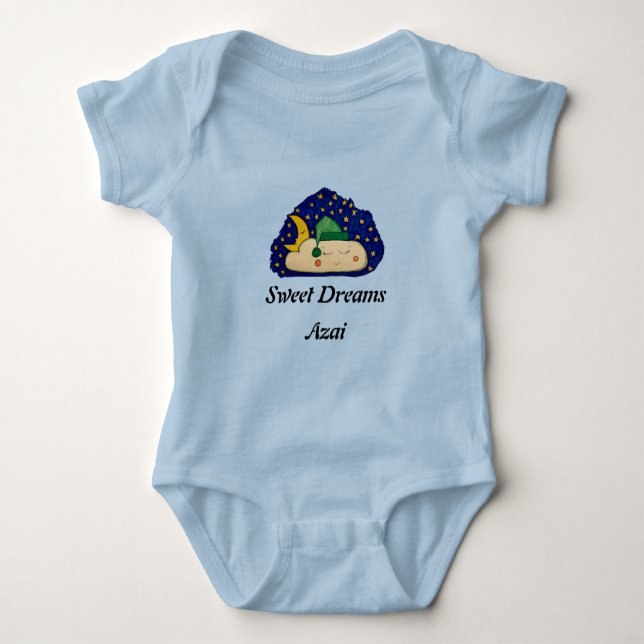Sweet Dreams Customisable Baby Bodysuit (Front)