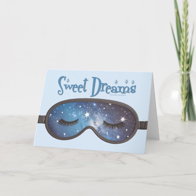 Sweet Dreams Face Mask Card (Front)