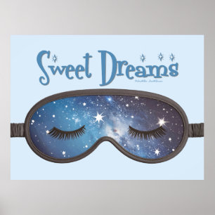Sweet Dreams Face Mask Poster