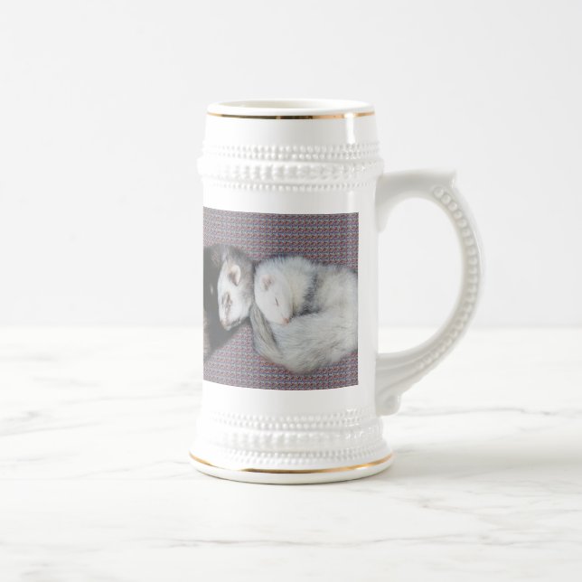 Sweet Dreams Ferrets Beer Stein (Right)