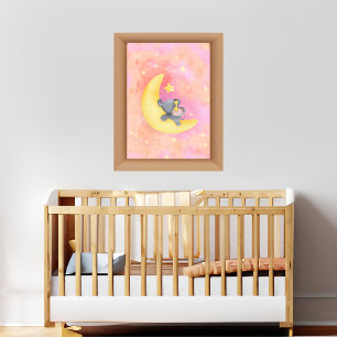 Sweet Dreams Girl Baby Elephant 1 Poster