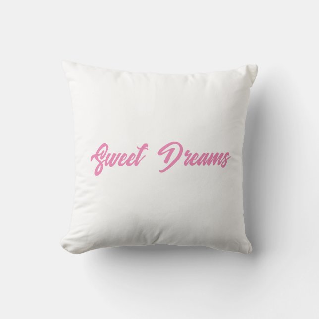 Sweet Dreams Good Night Pillow (Front)