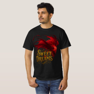 Sweet Dreams Horror Bat Artwork T-Shirt