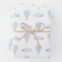 Sweet Dreams Hot Air Balloon Colourful Baby Shower
