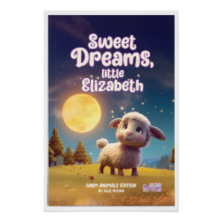 Sweet Dreams Little Name Poster