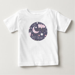 Sweet Dreams Moon Baby Girl T-Shirt