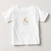 Sweet Dreams Moon – Baby Shower T-Shirt Design