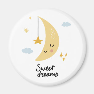 Sweet Dreams Moon & Stars Magnet