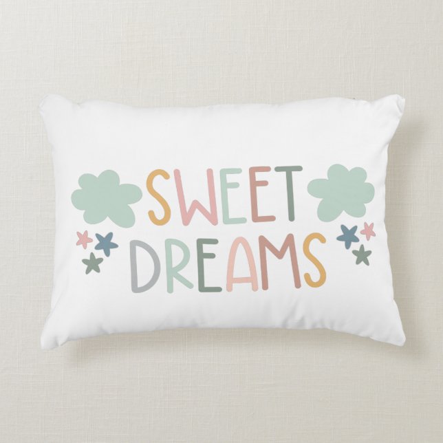 'Sweet Dreams' Nursery Pillow (Front)