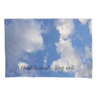 Sweet Dreams of Blue sky & Lovely Clouds Pillowcase