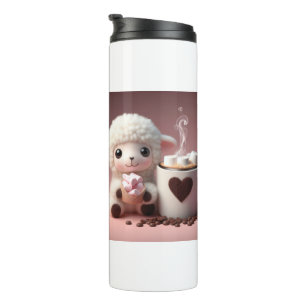 Sweet Dreams of Cocoa And a lamb Thermal Tumbler