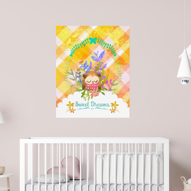 Sweet Dreams Owl. Poster (Nursery 2)