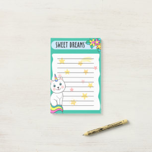 Sweet Dreams Post-It Notes: Cute & Functional  Notes