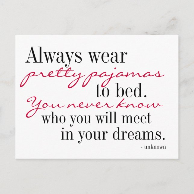 Sweet Dreams Postcard (Front)