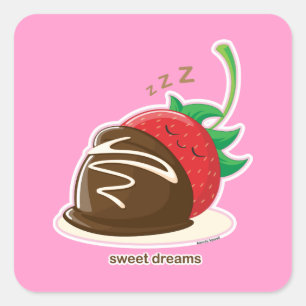 Sweet Dreams Square Sticker