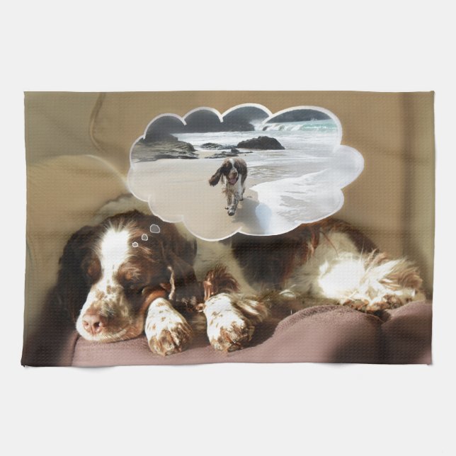 Sweet Dreams Tea Towel (Horizontal)