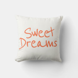 Sweet Dreams throw pillow