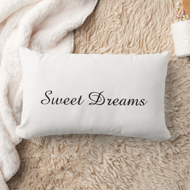 Sweet Dreams Throw Pillow – Cozy Decorative Cushio (Blanket)