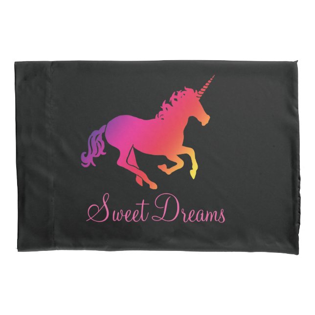 Sweet Dreams Unicorn Pillowcase (Front)