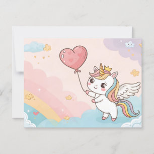Sweet Dreams Unicorn Postcard