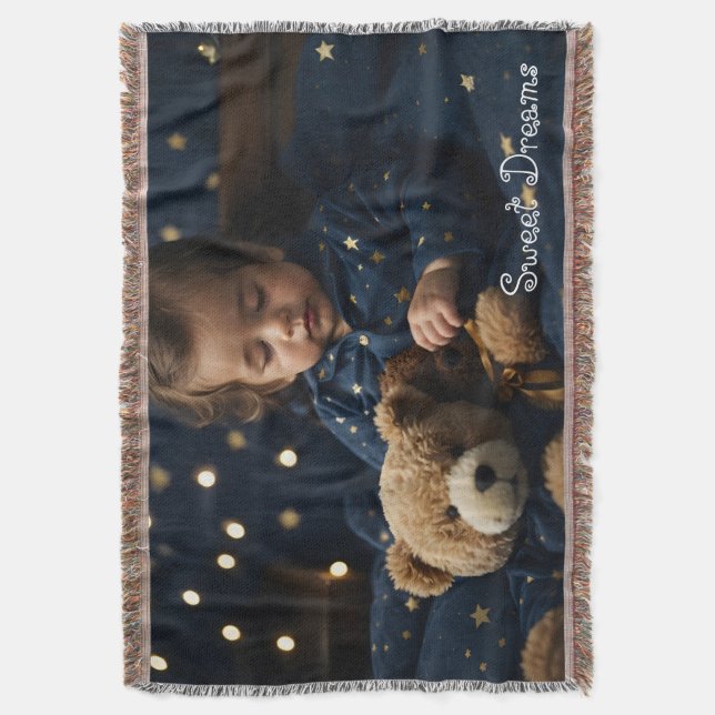 Sweet Dreams v1 | Throw Blanket (Front Vertical)
