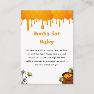 Sweet Dripping Honeycomb Books For Baby Enclosure Card